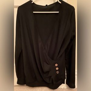 Black sweater size Large